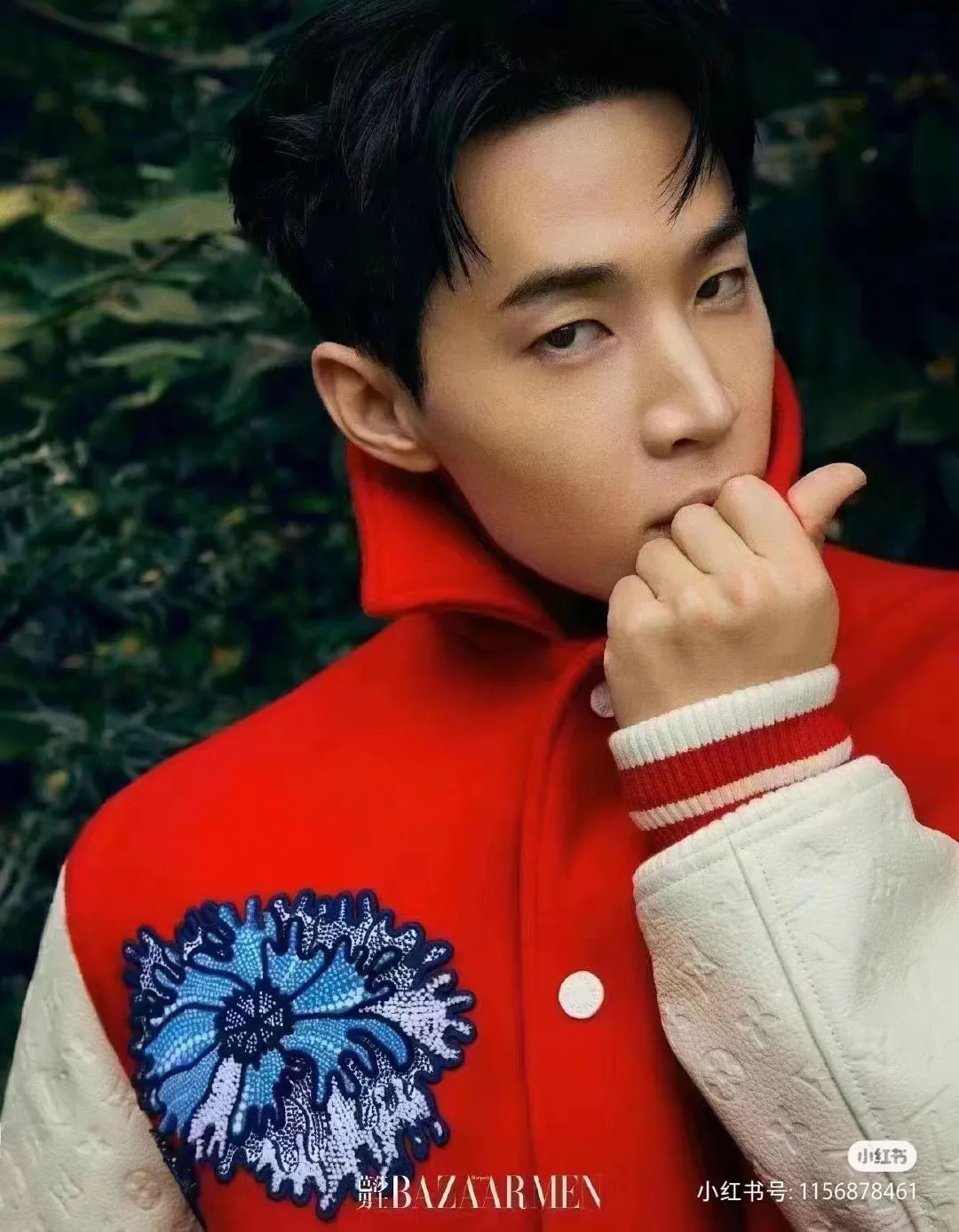 Louis Vuitton 23ss Back Embroidered Floral Baseball Jersey